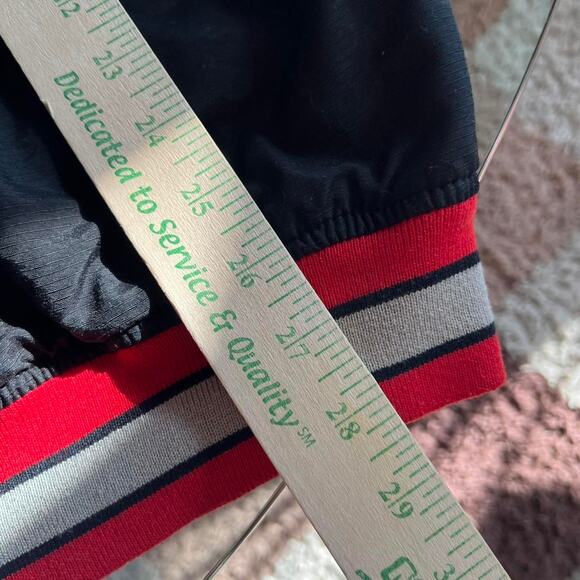 Vintage 00s Black Nylon Dale Earnhardt NASCAR Windbreaker Pullover Size M - Picture 7 of 8